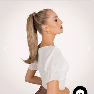 INH insert name here ash blonde Lola ponytail